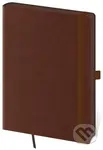 Zápisník - Memory-Brown - tečkovaný L