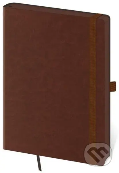 Zápisník - Memory-Brown - tečkovaný L