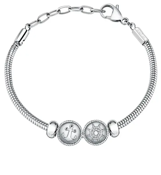 Morellato Námořnický ocelový náramek na přívěsky Drops SCZ1190