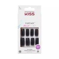 KISS Gelové nehty Gel Fantasy Jelly Color 28 ks