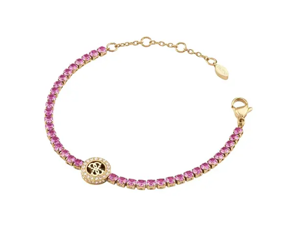 Guess Tenisový náramek pro ženy Paradise JUBB05142JWYGFC 18,4 cm