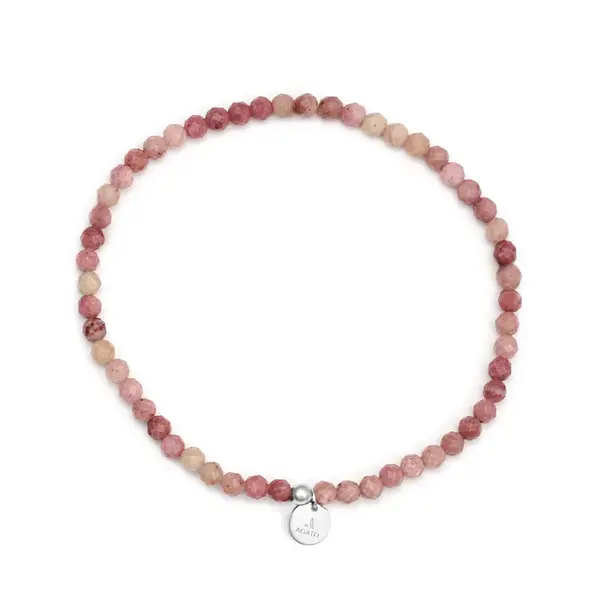 Agato Korálkový náramek s rodonitem POL-B01/17G