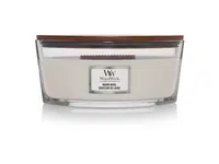 WoodWick Vonná svíčka loď Warm Wool 453 g