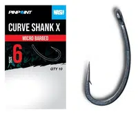 Nash háčky curve shank x micro barbed 10 ks - velikost 2
