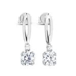 Modesi Stříbrné náušnice se zirkony JA24026CZ