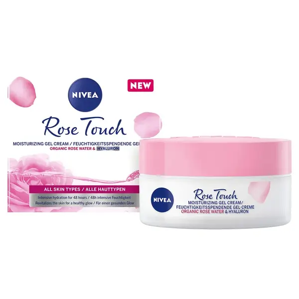 Nivea Hydratační denní gel-krém Rose Touch (Moisturizing Gel-Cream) 50 ml