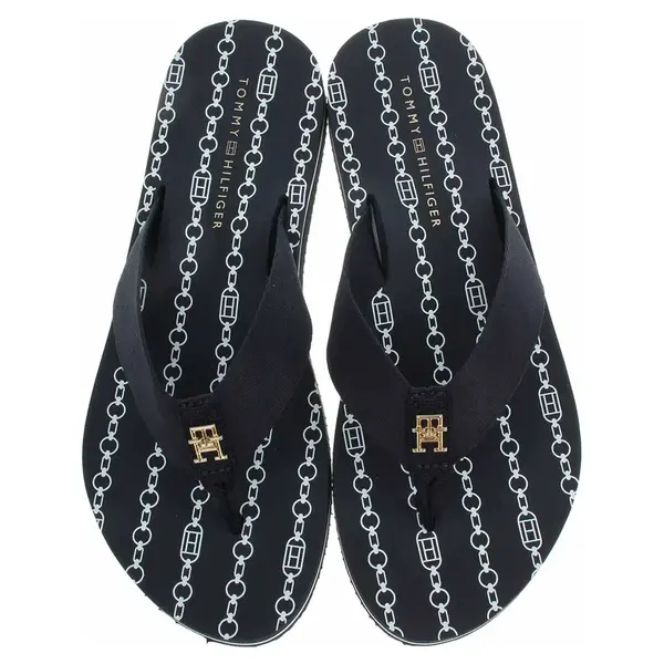 Tommy Hilfiger dámské plážové FW0FW08514 DW6 Space Blue 40