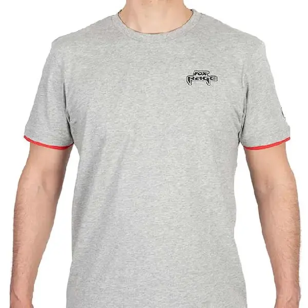 Fox rage tričko voyager tee light grey - s
