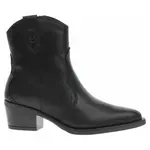 Dámské polokozačky Tamaris 1-25702-41 black leather 39