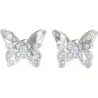 Guess Půvabné ocelové náušnice Motýlci Chrysalis JUBE04108JWRHT/U