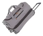 Cestovná taška na kolieskach Travelite Basics Wheeled duffle S Grey/orange