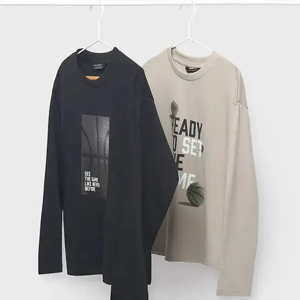 Bavlnené tričko s dlhým rukávom Mayoral