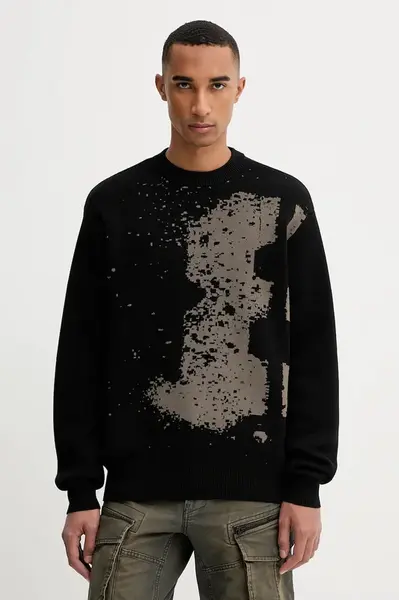 Bavlnený sveter G-Star 0 čierna farba, D27772.D488