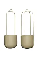 Sada nástěnných květináčů Hübsch 16 x 44 cm 2-pack