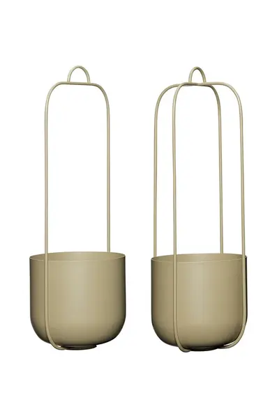 Sada nástěnných květináčů Hübsch 16 x 44 cm 2-pack