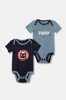 Bavlnené body pre bábätká Puma MINICATS Newborn 2-Pack Graphic Bodysuit Set INF 2-pak