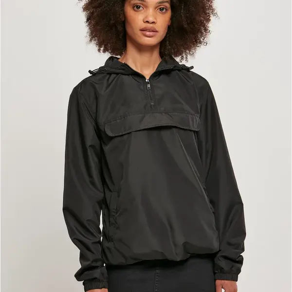 Women's Recycled Basic Tug Jacket Black