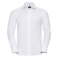 Men's Long Sleeve Herringbone Shirt Russell