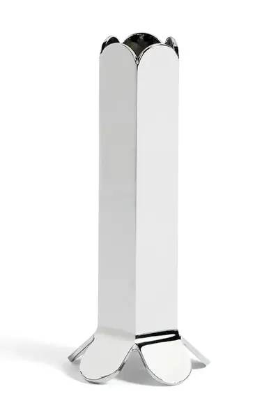 Dekorativní svícen HAY Arcs 5,5 x 13 cm šedá barva