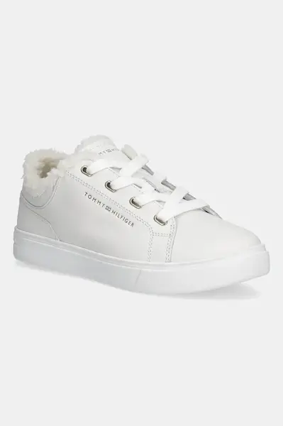 Kožené tenisky Tommy Hilfiger CASUAL CUPSOLE SNEAKER WL