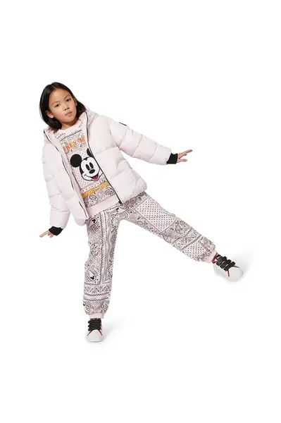 Dětská bunda Marc Jacobs růžová barva, W60652