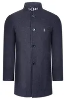 PLT8367 DEWBERRY MEN'S COAT-DARK FLAT ANTHRACITE