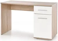 HALMAR Písací stôl LIMA B1 dub sonoma / biely