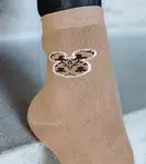 Gemre Hnedé teplé ponožky Sella