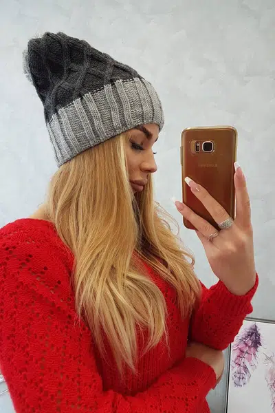 Kesi Čapica с fleece Milano K203 grafit