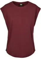 Dámske tričko základného tvaru čerešňové