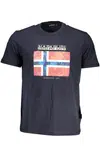 NAPAPIJRI MAN BLUE SHORT SLEEVE T-SHIRT