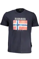 NAPAPIJRI MAN BLUE SHORT SLEEVE T-SHIRT