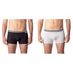 Bellinda 
COTTON STRETCH BOXER 2x - Dvojbalenie bavlnených boxeriek - čierna - sivá