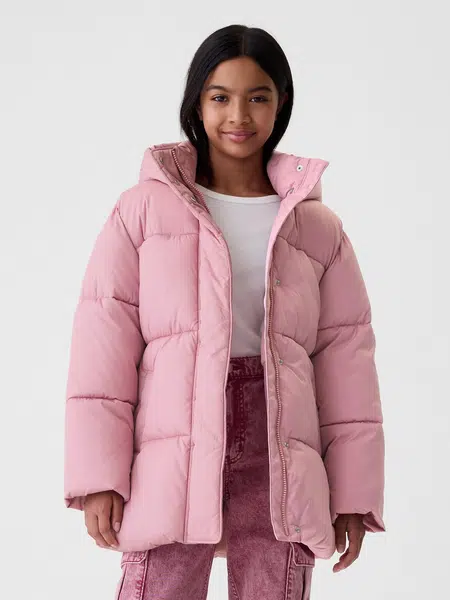GAP Children's quilted waterproof jacket - Girls