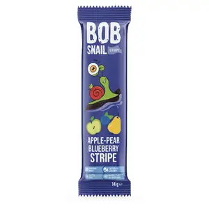 ŠNEK BOB Ovocný plátek jablko-hruška-borůvka 14 g