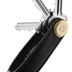Klíčenka Orbitkey Saffiano Liquorice Black