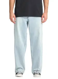 Volcom pánské kalhoty Billow Denim Desert Dirt Indigo | Modrá | Velikost 34