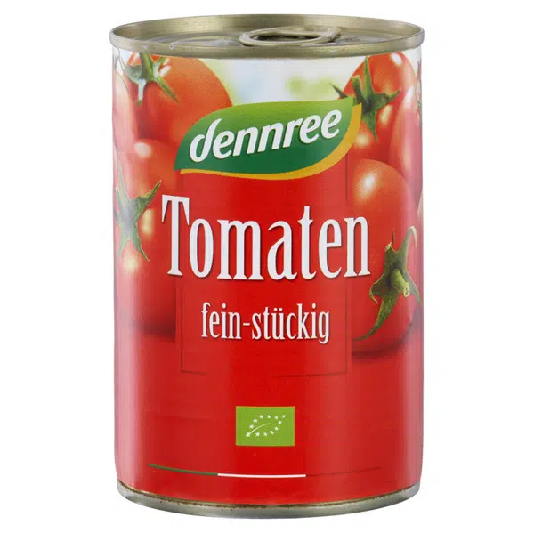 DENNREE Rajčata sekaná BIO 400 g