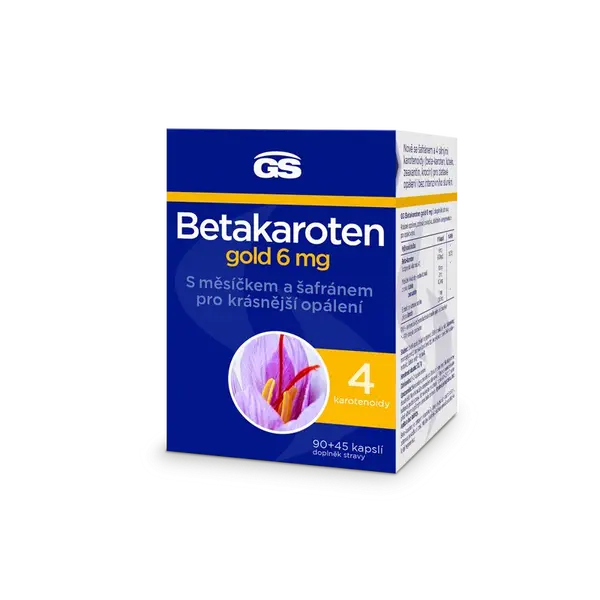 GS Betakaroten gold 6 mg 90 + 45 kapslí