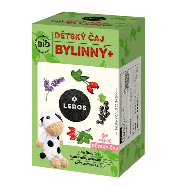 LEROS Dětský čaj bylinný BIO 20 sášků