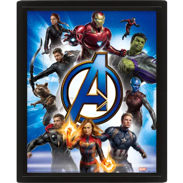 3D obraz Avengers