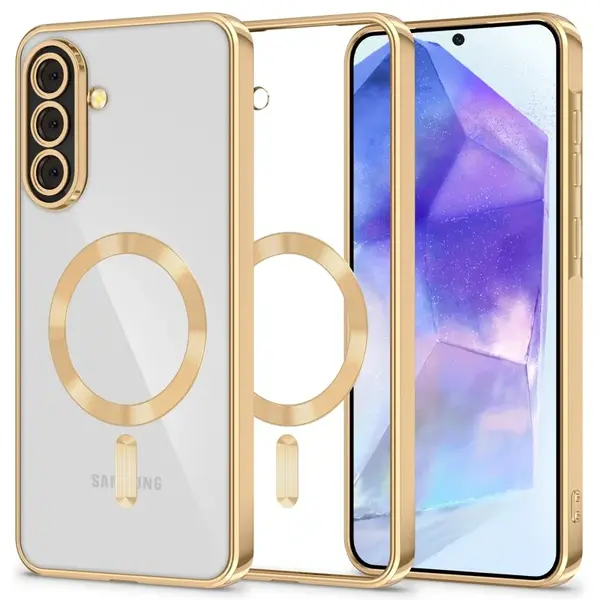 Tech-Protect MagFlex MagSafe Samsung Galaxy A56 5G, lesklá zlatá