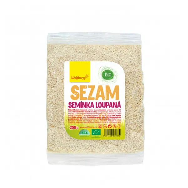 WOLFBERRY Sezam loupaný BIO 200 g