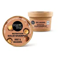 ORGANIC SHOP Vyživující tuhý šampon Med a makadamie 60 g