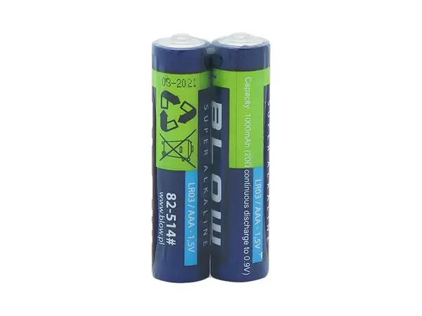 Baterie AAA (LR03) alkalická BLOW Super Alkaline 2ks / shrink