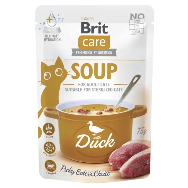 BRIT Care Cat Soup with Duck vývar pro kočky 75 g