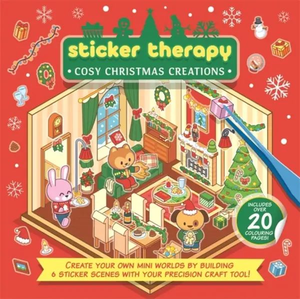 Sticker Therapy: Cosy Christmas Creations - Igloo Books Ltd