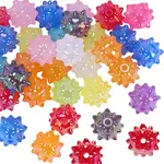 40Pcs AB Plating Opaque Acrylic Beads