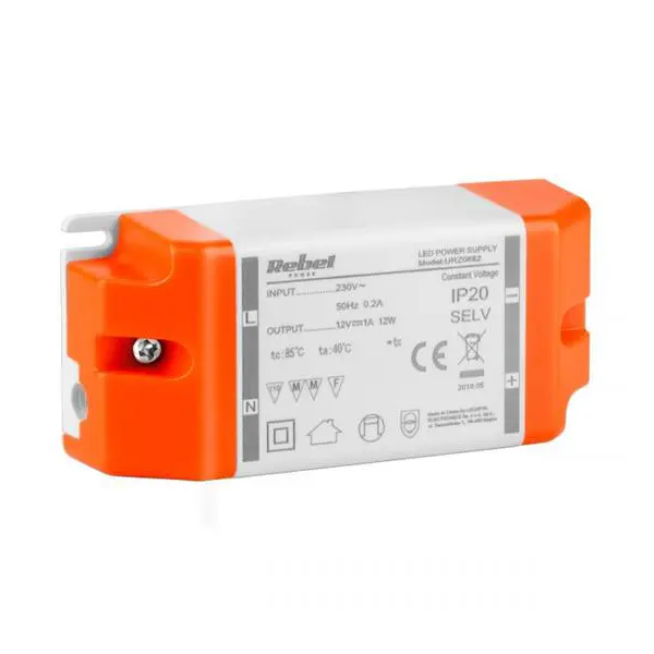 Zdroj pro LED 12V 1A 12W  REBEL URZ0882