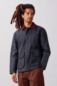 Service Works Waxed Barn Coat Black XL